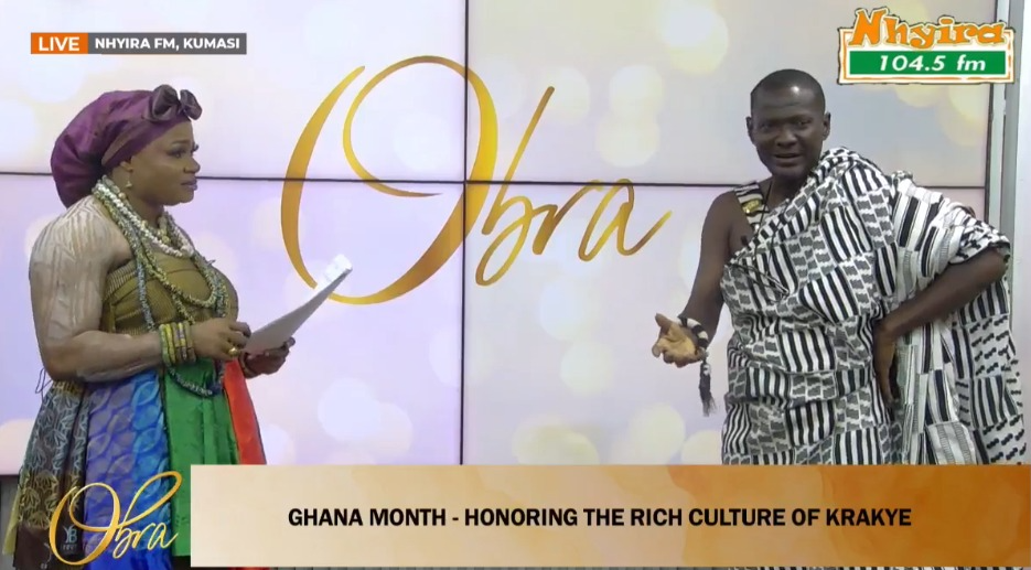 Nhyira FM's Obra Show Forges Deep Cultural Alliance with Krachi Traditional Area