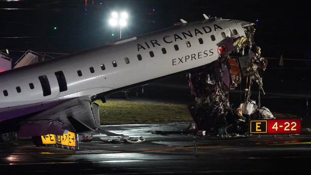 Pilot, co-pilot killed, dozens injured after Air Canada flight hits fire truck