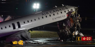 Pilot, co-pilot killed, dozens injured after Air Canada flight hits fire truck