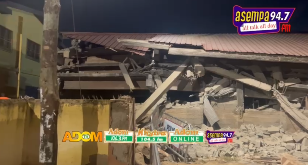Accra New Town Experimental School temporarily closed after church building collapse