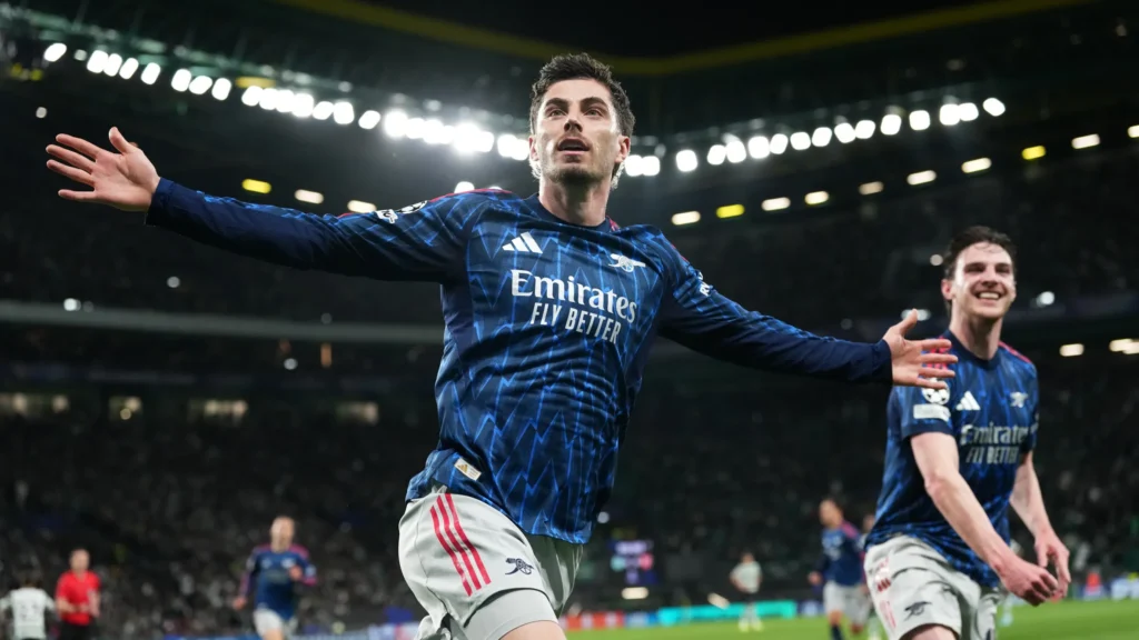 UCL: Havertz nets stoppage-time winner for Arsenal at Sporting