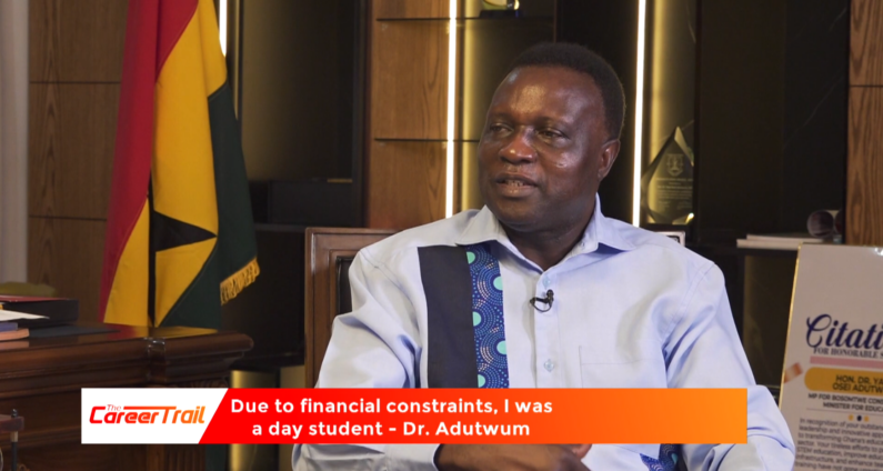 ‘I was the first to go to secondary school in my family’ – Dr Adutwum