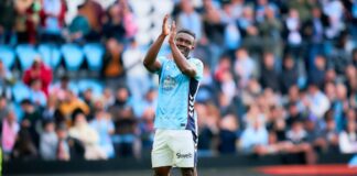 Joseph Aidoo hits 150 Celta Vigo appearances