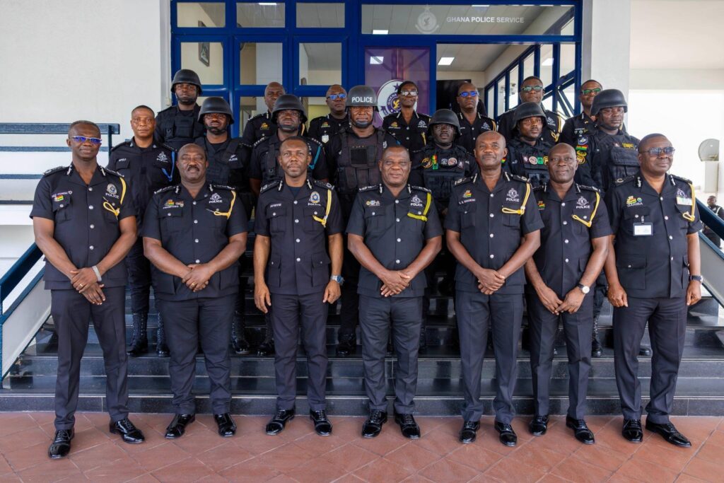 IGP promotes 7 officers for role in Tema anti-robbery operation