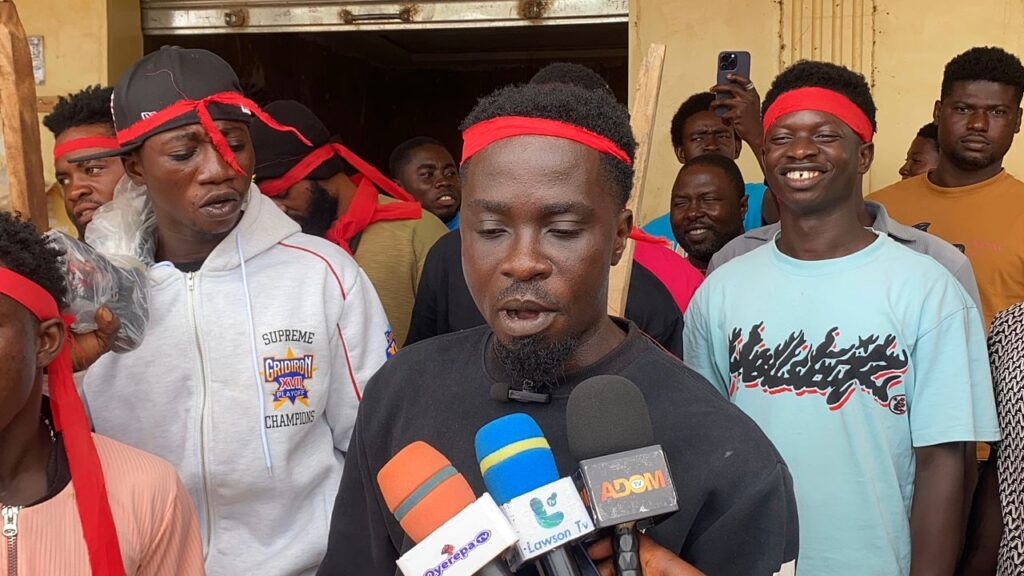 Manso Kaniago miners protest extortion by ‘fake’ security operatives