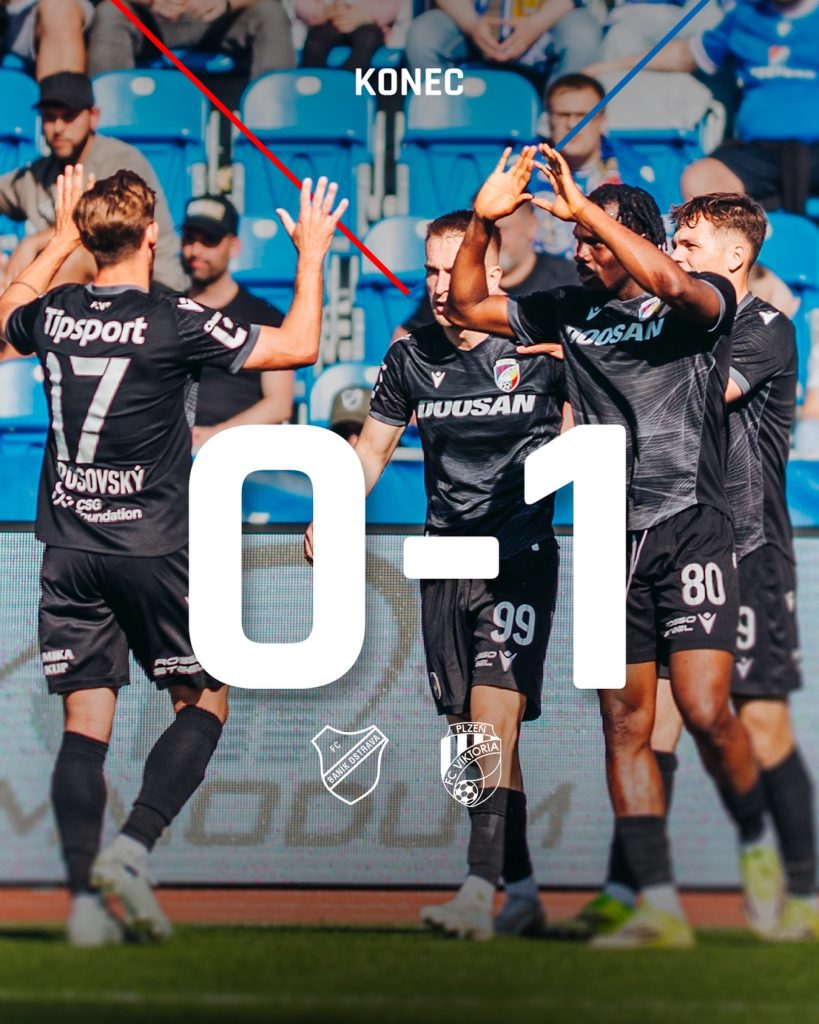 Prince Adu Kwabena strikes as Viktoria Plzen edge Banik Ostrava to strengthen European push