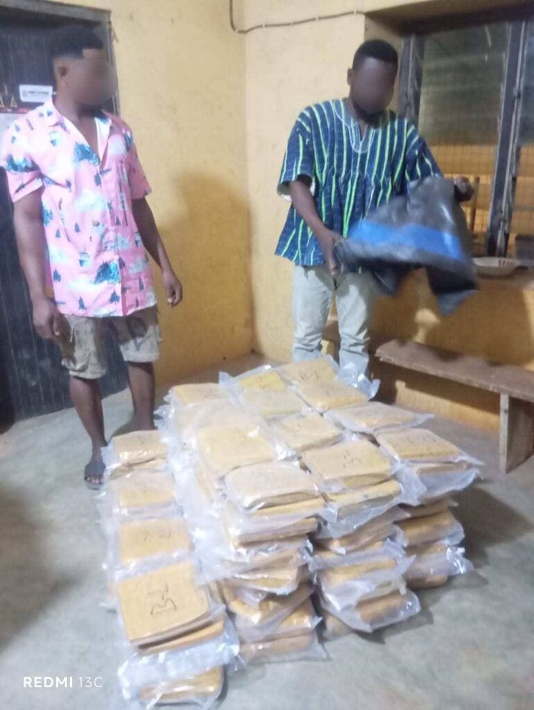 Five arrested as Police intercept suspected narcotics in Upper West