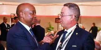 Patrice Motsepe and Fouzi Lekjaa