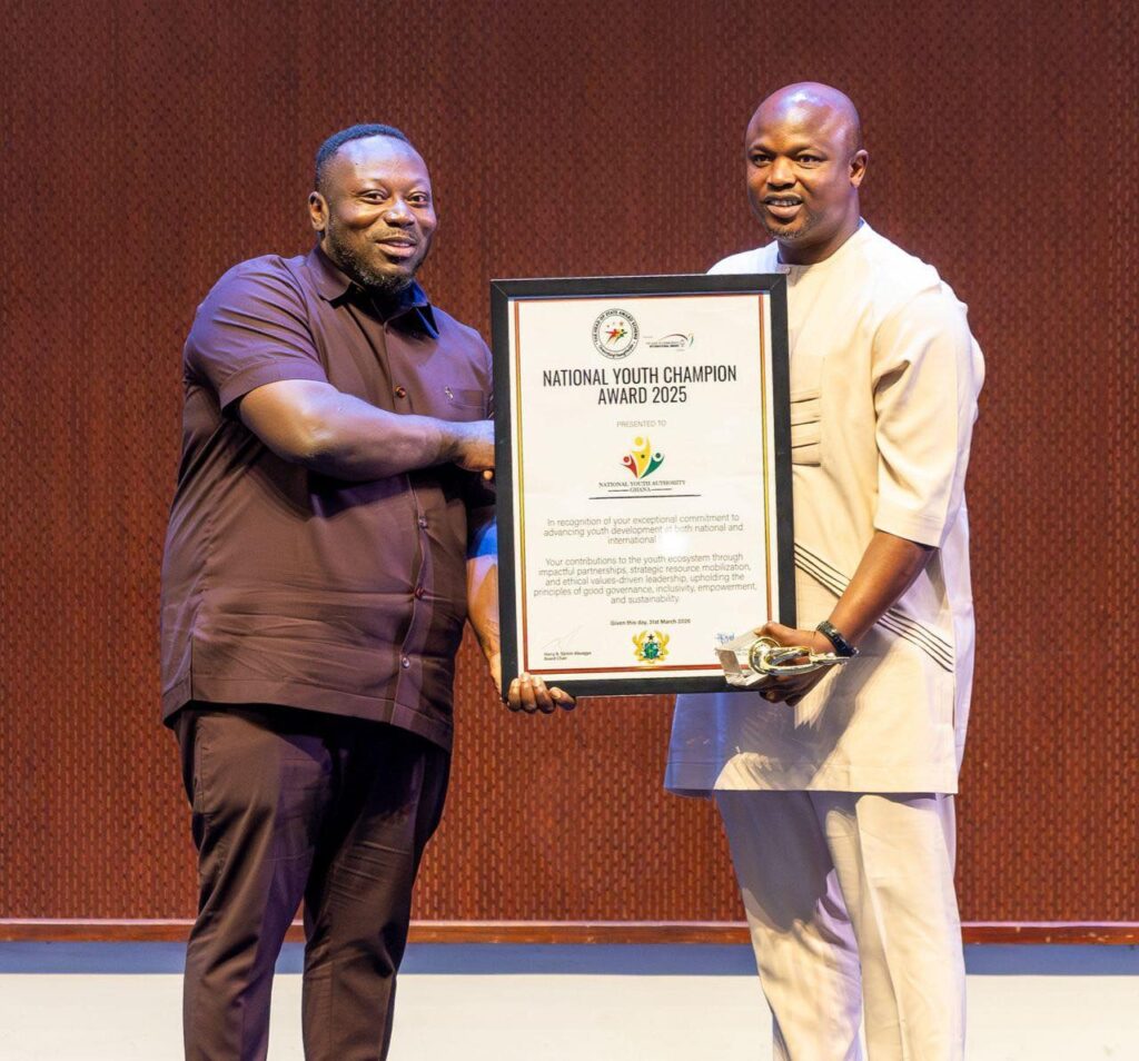 National Youth Authority honoured with 2025 Youth Champion Award