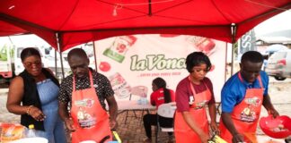 Adom Kwahu Easter: Adom presenters team up with locals in all-male cooking showdown