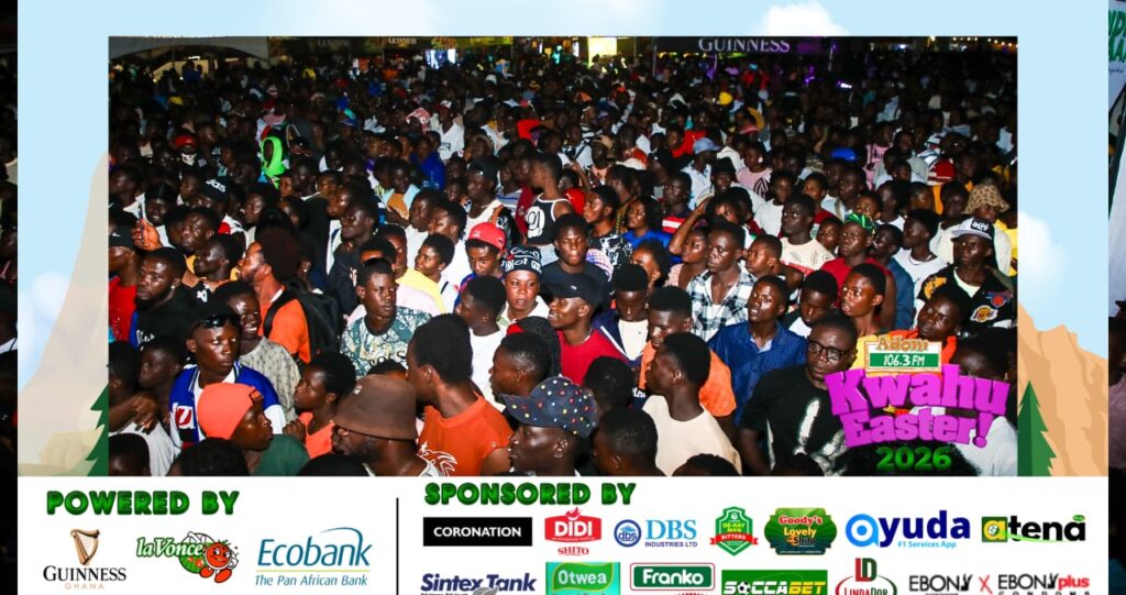 Massive crowd flocks to Adom Kwahu Easter Mega Bash as Stonebwoy headlines main event