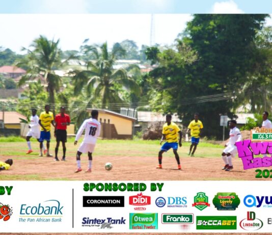 Football fever grips Kwahu as Adom returns with intense Easter matches at Tafo park