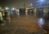 Dr. Mensah market flooded after downpour in Kumasi
