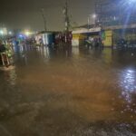 Dr. Mensah market flooded after downpour in Kumasi
