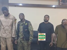 Fake National Security operatives arrested over alleged mining sites raid in Western North