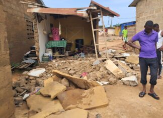 Boy, 4, dead, another in critical condition after building collapses at Awutu Papaase