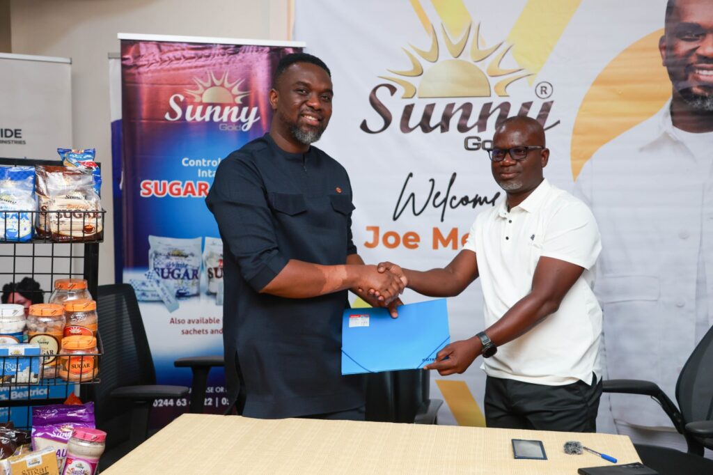 Joe Mettle unveiled as brand ambassador for Sunny Gold products