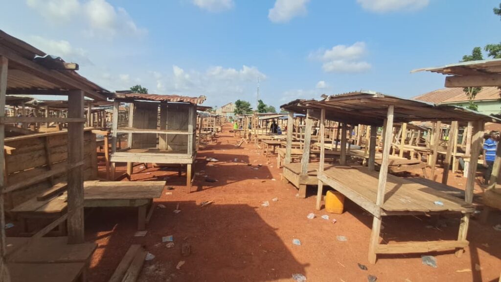 Traders relocated as Juaboso 24-hour market project begins