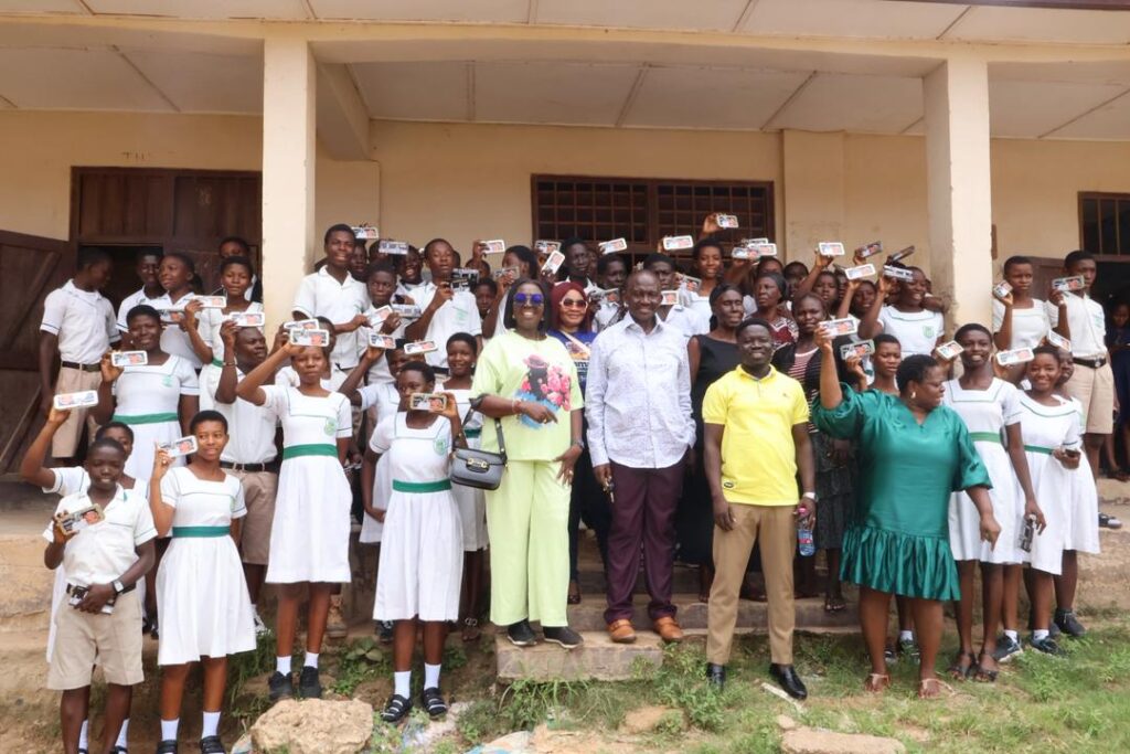 Mama Effe distributes mathematical sets to BECE candidates across three regions