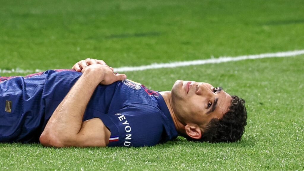 PSG’s Hakimi out of Bayern return leg with injury
