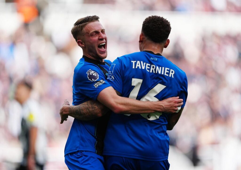 Truffert scores late as Bournemouth beat Newcastle