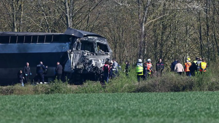 One dead as train travelling 99mph collides with lorry in France