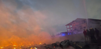 Over 220 wooden structures destroyed as fire guts Dagomba Line in Kumasi