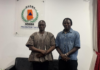Stonebwoy visits NADMO boss to explore public awareness partnership