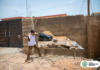 Taskforce demolishes fence wall for encroaching on cul-de-sac in Awudome Estate