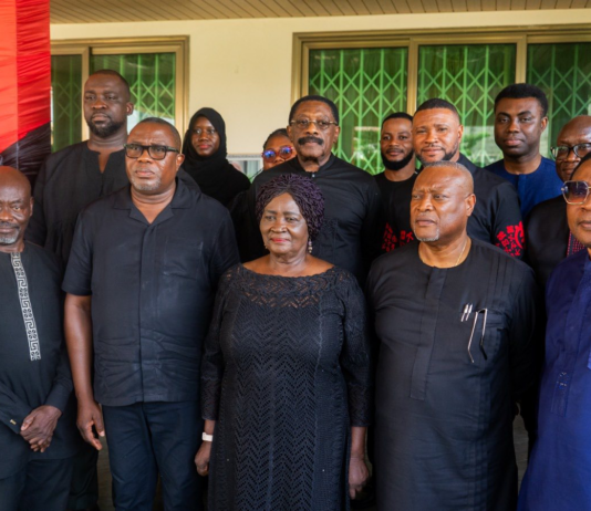 Veep, NDC stalwarts commiserate with Ofosu-Ampofo over father’s passing