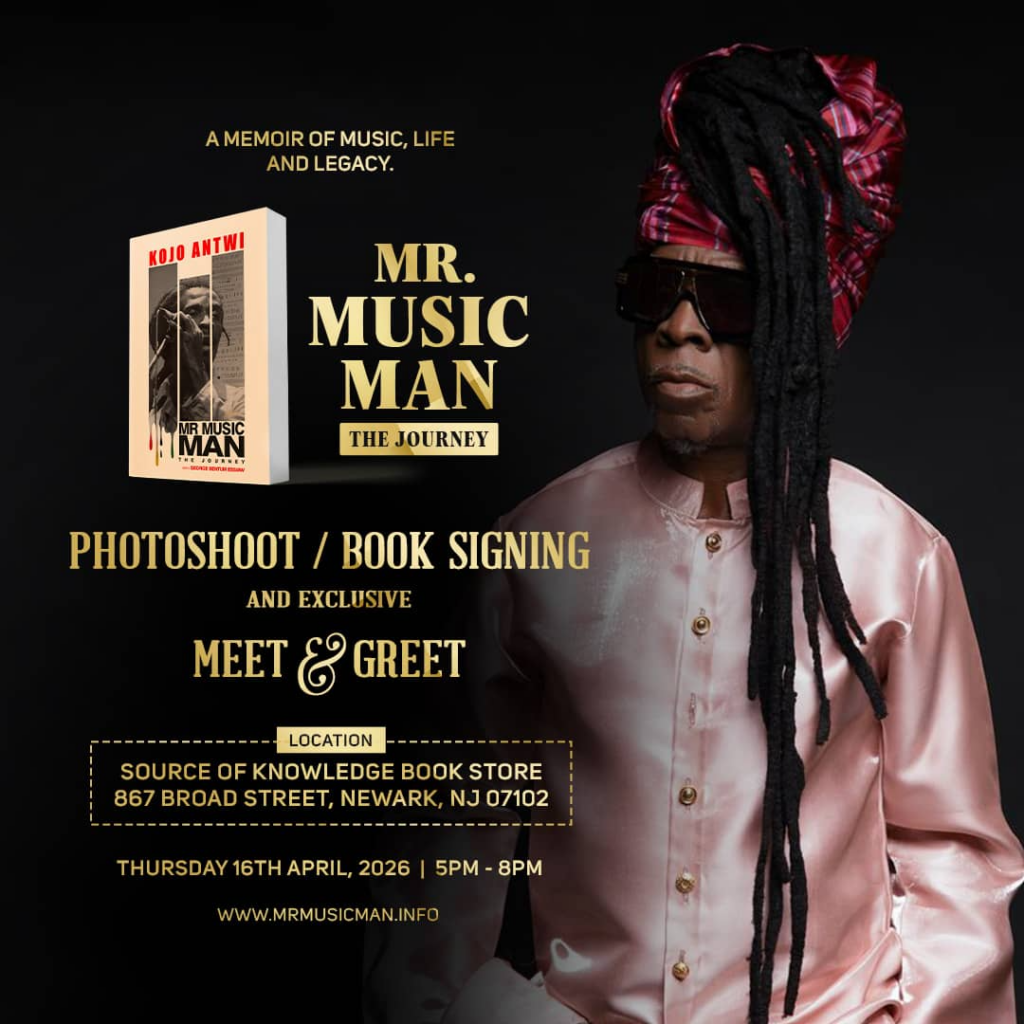 Maestro Kojo Antwi to sign memoir in New York on April 16