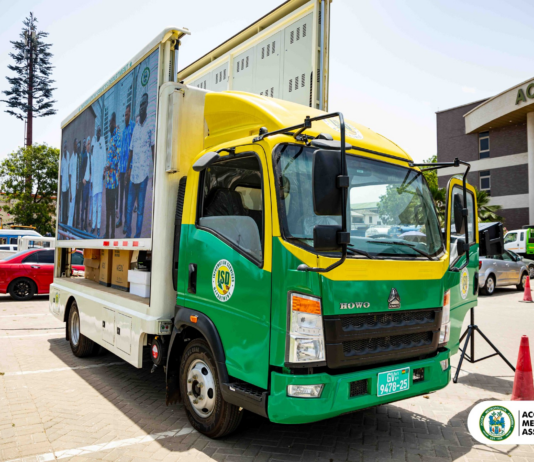 AMA takes delivery of new ultra-modern audio-visual information van