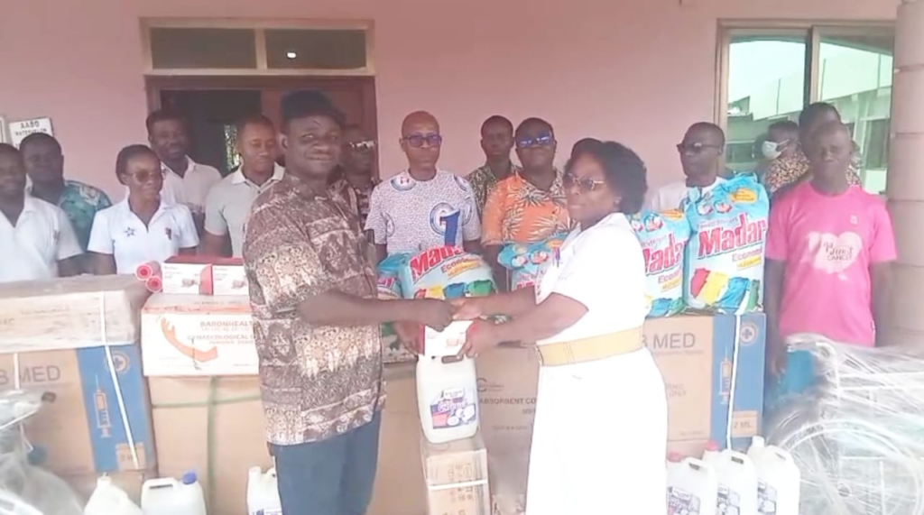 Chief of Staff donates hospital equipment to Krachi Hospital to mark 60th birthday