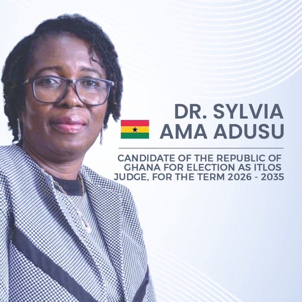 Ayine backs Sylvia Adusu for ITLOS seat, marks first nomination of Ghanaian woman