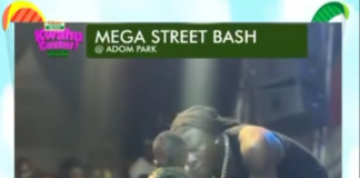 Adom Kwahu Easter: Stonebwoy rewards loyal fan with cash after heartwarming stage moment