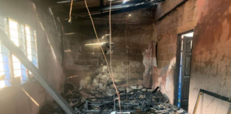 Fire destroys two-bedroom house at Akatsi