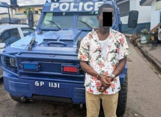 26-year-old man arrested for allegedly stealing Police armoured vehicle