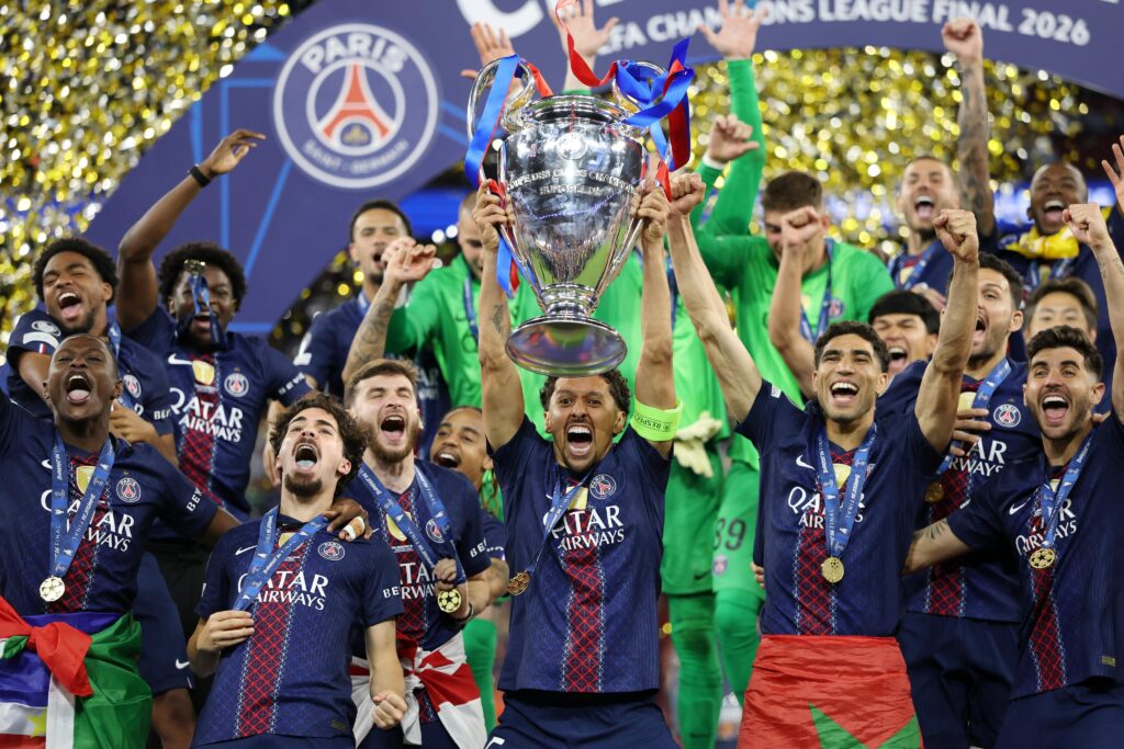 PSG beat Arsenal on penalties to retain Champions League title