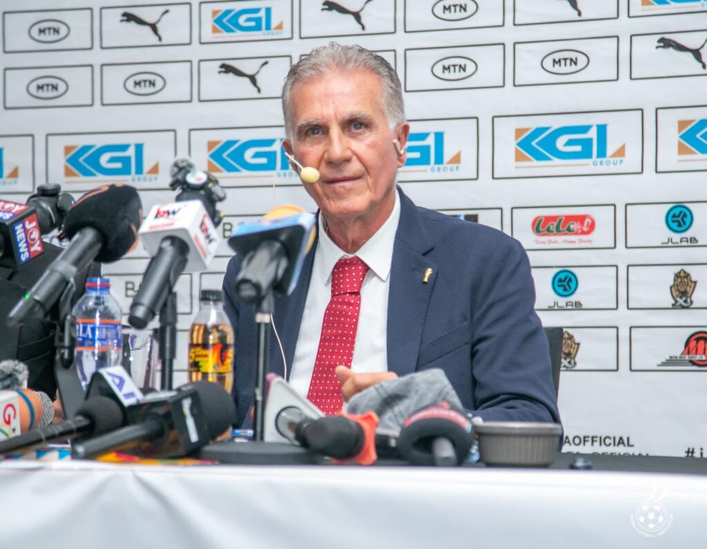 Carlos Queiroz embraces pressure ahead of Ghana’s 2026 World Cup campaign