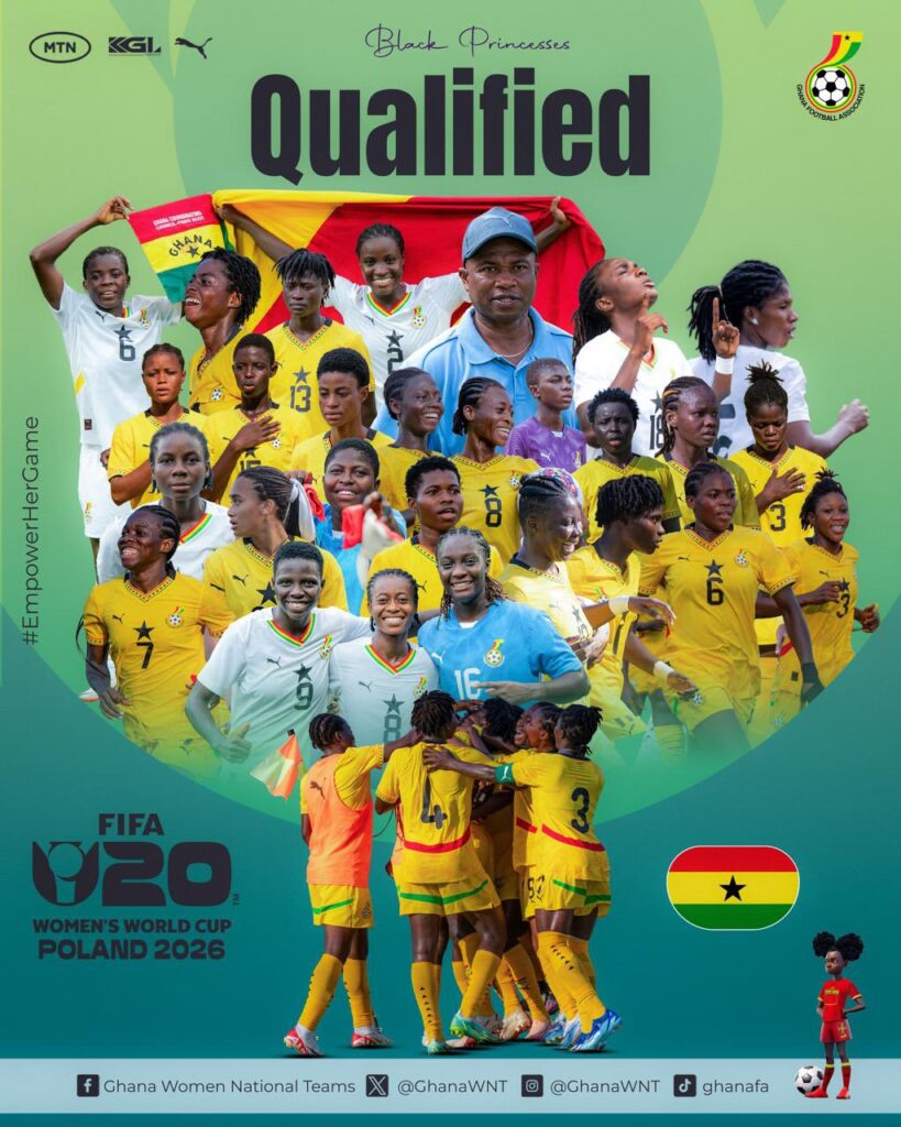 Black Princesses book place at 2026 U-20 Women’s World Cup after Uganda draw