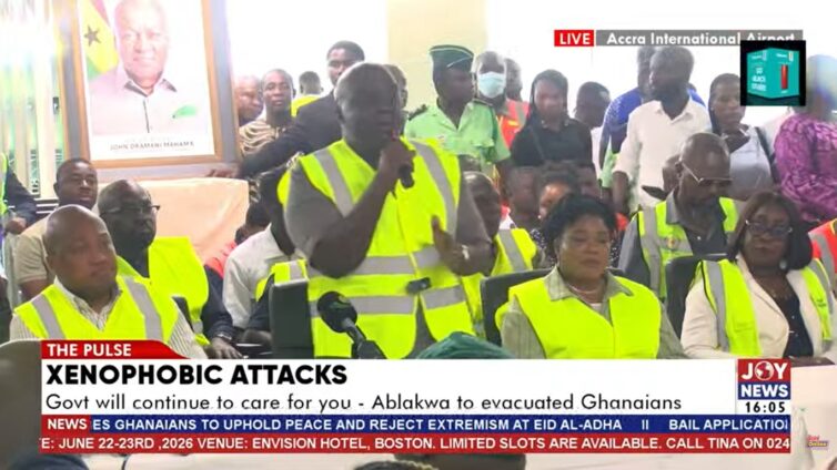 We’ll always stand by Ghanaians everywhere — Chief of Staff assures South Africa evacuees