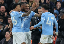 Semenyo scores as Man City beat Crystal Palace to keep heat on Arsenal