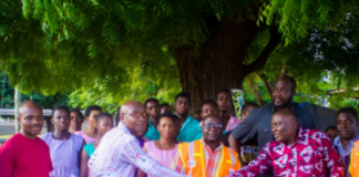 Keta MP donates relief items to Anlo Afiadenyigba SHS after dormitory fire