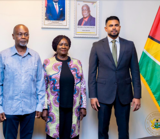 Vice President Opoku-Agyemang departs for Guyana’s 60th Independence celebrations