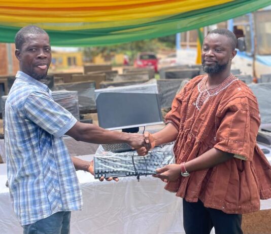 Asutifi North MP donates computers to rural schools to boost ICT education