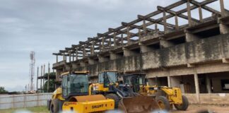 Traders lament slow pace of Krofrom market reconstruction after recent project resumption