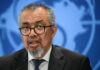 D-G of WHO, Tedros Adhanom Ghebreyesus