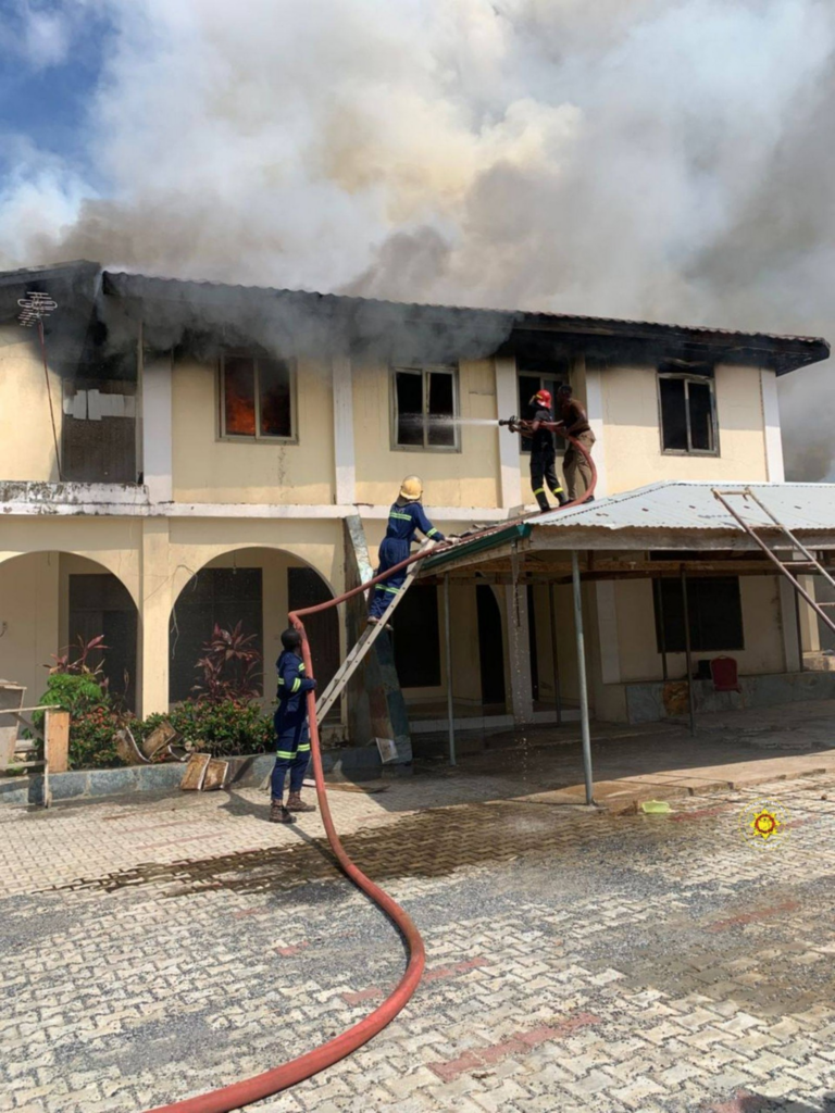Fire officer suffers electrical injury during Suhum operation