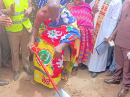 Bibiani MP cuts sod for construction of 24-hour economy market at Sefwi Bekwai