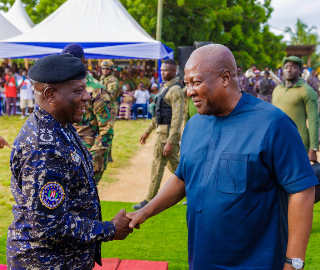 Mahama lauds IGP Yohuno, POMAB for crime crackdown amid police reforms